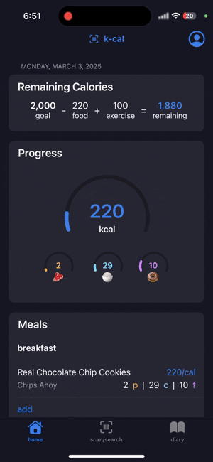 Search Food Demo